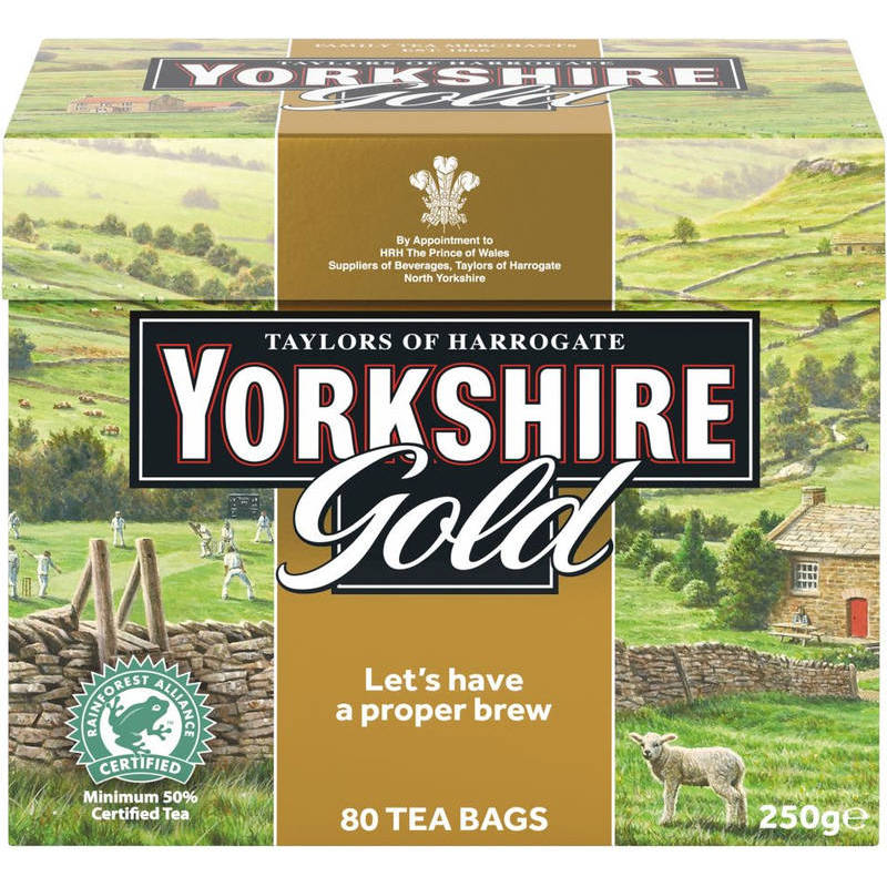taylors yorkshire gold tea 80s