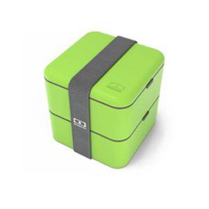 MONBENTO SQUARE GREEN BOX