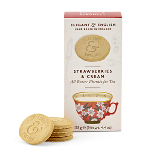 ARTISAN BISCUITS STRAWBERRY AND CREAM 125G 