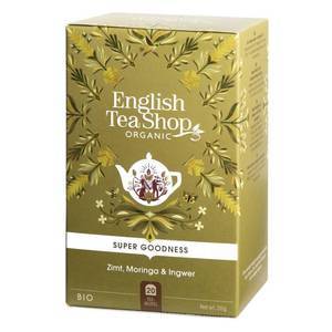 ENGLISH TEA SHOP CINNAMON, MORINGA AND GINGER HERBAL TEA 20S