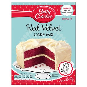 BETTY CROCKER RED VELVET CAKE 425G