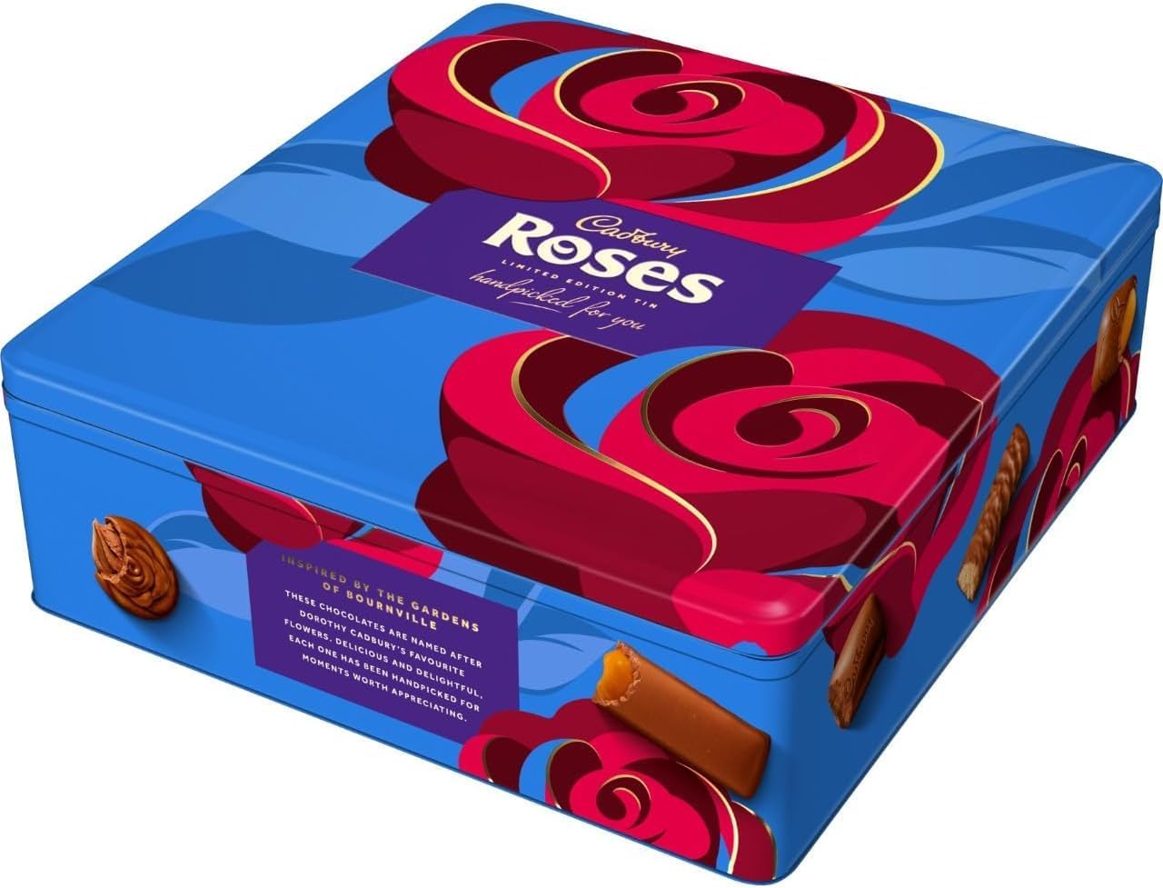 Cadbury Roses Cioccolatini Misti nel contenitore di latta 600g