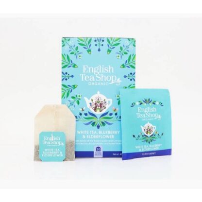 English Tea Shop Tè Bianco con Mirtillo e Sambuco 20 bustine