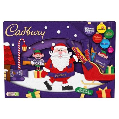 Cadbury Santa selezione di cioccolate 125g