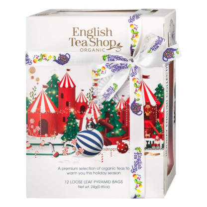 English Tea Shop Holiday English Collection 12 White Prism Bags