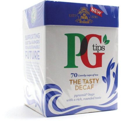 Pg Tips Tè Nero Deteinato 70 bustine