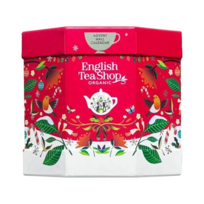 English Tea Shop Hanging Advent Calendar 50g