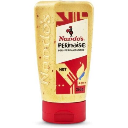 Nando's Maionese Peri Peri Piccante 265g - da consumarsi preferibilmente entro 25-02-2025