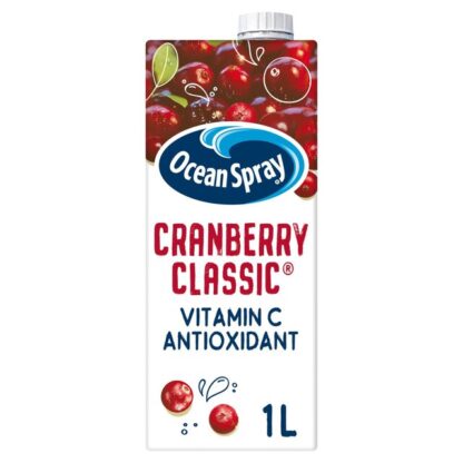 Ocean Spray Succo di Mirtilli Rossi 1L - da consumarsi preferibilmente entro 04-03-25