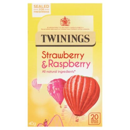 Twinings Tisana alle Fragole e Lamponi 20 bustine