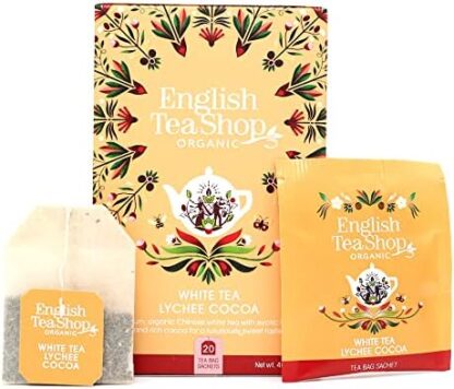 English Tea Shop Tè Bianco Litchi e Cacao 20 bustine