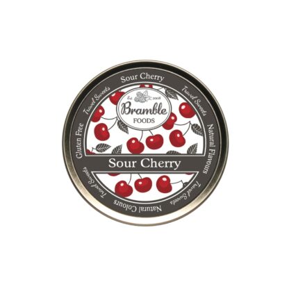 Bramble Sour Cherry Travel Sweet Tins 200g