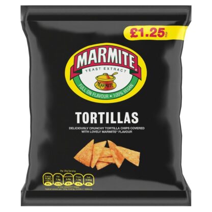 Tortillas alla Marmite 65g - da consumarsi preferibilmente entro 22-03