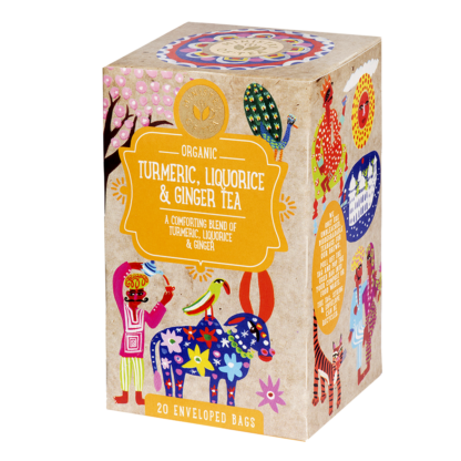 Ministry of Tea Tumeric, Liquorice & Ginger Herbal Tea 20s