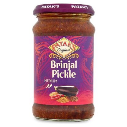 Patak's Brinjal Aubergine Pickle 312g