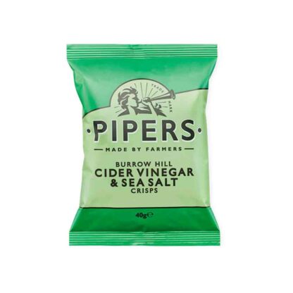 Pipers Cider Vinegar & Sea Salt Crisps 40g