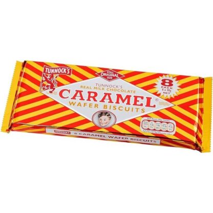 Tunnock's Wafer al Caramello 8pz - da consumarsi preferibilmente entro 22-03