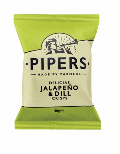 Pipers Patatine al Jalapeno & Aneto 40g - da consumarsi preferibilmente entro 21-03-25