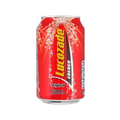 Lucozade Energy Drink 330ml - da consumarsi preferibilmente entro 06-25