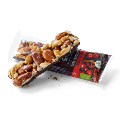 Nuts&Berries Dark Chocolate & Sour Cherry Bio Bar 40g