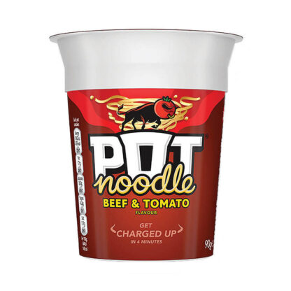Pot Noodle Beef and Tomato 90g - best before 05-2025