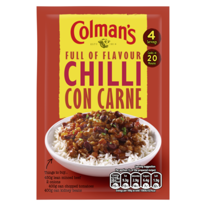 Colman's Preparatp per Salsa Chilli Con Carne 50g