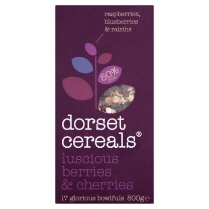 Dorset Cereals Luscious Berries & Cherries Cereali con Frutti di Bosco 600g