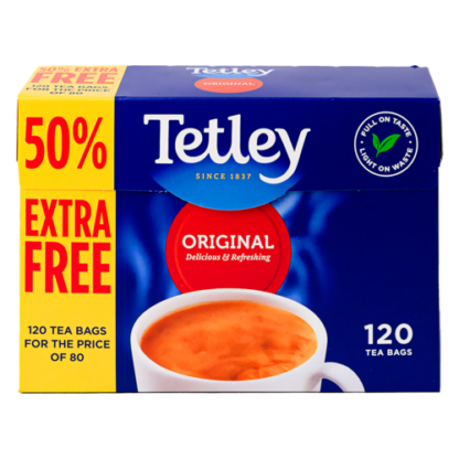 Tetley Tè Nero 120 bustine