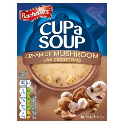 Batchelors Cup A Soup Mushrooms With Croutons 99g - 4 portions