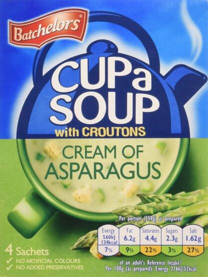 Batchelors Cup A Soup Asparagus 117g - 4 portions