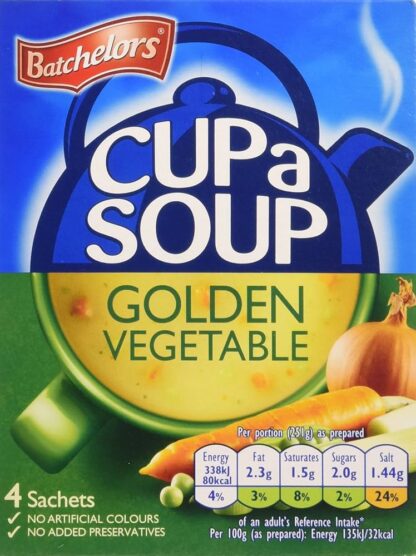 Batchelors Cup A Soup Golden Vegetables 82g - 4 portions