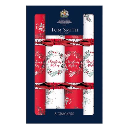 CHRISTMAS CRACKERS 12.5" WISHES 8PZ
