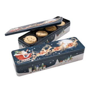 Farmhouse Biscuits Biscotti Inglesi In Latta con "Babbo Natale sulla Slitta" 250g