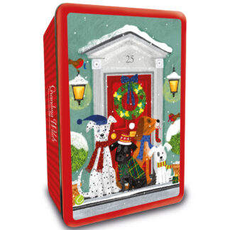 Grandma Wild's "Welcome Dogs" Biscuits in Embossed Tin 300g