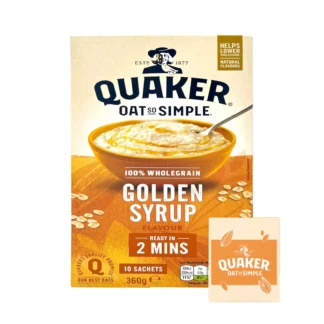 Porridge di Avena Pronto in Due Minuti al Golden Syrup - 10 buste da 95g