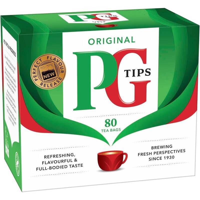 Pg Tips tè Nero 80 bustine