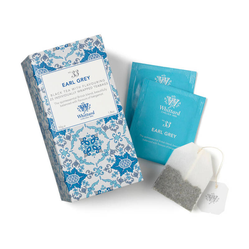 Whittard Tè Nero Earl Grey 25 bustine