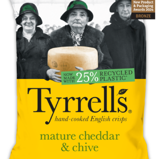 Tyrrells Patatine Cheddar & Erba Cipollina 150g