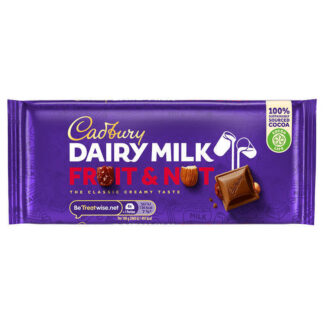 Cadbury Cioccolato al Latte Uvetta e Mandorle 180g