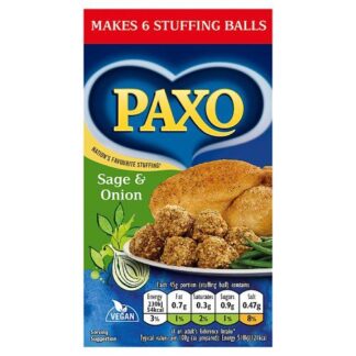 Paxo Sage & Onion Stuffing 85g ( makes 6 stuffing balls)