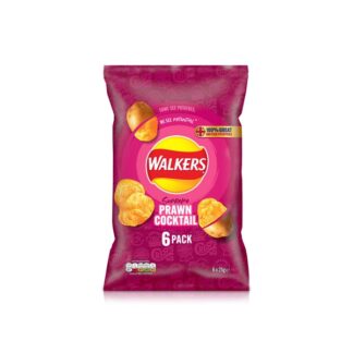 Walkers Prawn Cocktail Crisps 6x25g - best before 30-05-2026