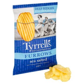 Tyrrells Patatine Ondulate al Sale Marino 150g