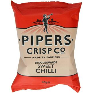 Pipers Sweet Chili Crisps 40g - best before 19-05-26