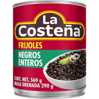 La Costena Frijoles Negros Enteros Black Beans 560g