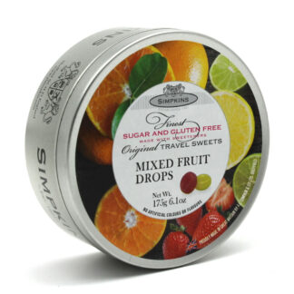 Simpkins Mixed Fruit Drops Sugar and Gluten free 150g