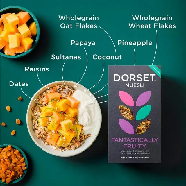 Dorset Cereals Fantastically Fruity Muesli 500g - Image 2