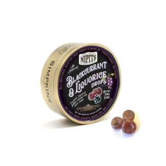 Simpkins Black Currant & Liquorice Drops 175g