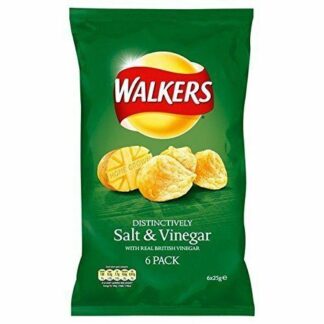 Walkers Patatine al sale e Aceto 6x25g - da consumarsi preferibilmente 12-09-26