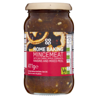 Co-op Mincemeat - Preparato per Mince Pies  411g - da consumarsi preferibilmente entro 10-2026