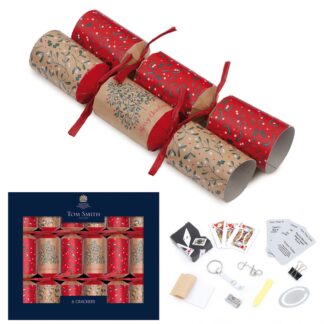 Christmas Crackers Kraft Luxury Tree Pz 6